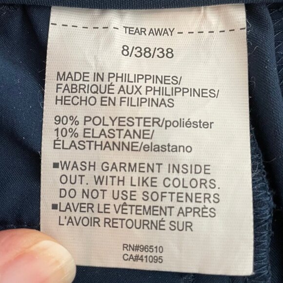 Under Armour Sporty Style # 1357810 Poly Blend Athletic Pants Blue Sz 8 NWOT - Picture 12 of 13